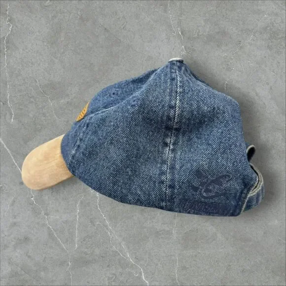 Vintage Jeff Gordon Suede & Denim Adjustable Nascar Racing #24 Hat - Picture 3 of 8